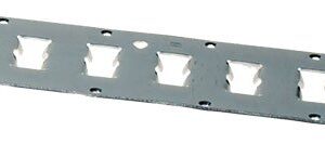 UNIVERSALSKINNE STÅL FLAT INNFELLING L=3 M. GALV