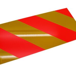 BREDLASTMARKØR RØD-GUL VB, 250X525